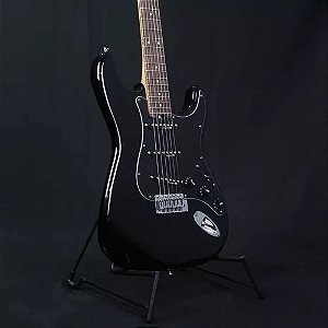 Guitarra Studebaker Sky Hawk Stratocaster Sss Black Preto