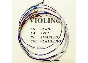 Encordoamento para Violino M Calixto Padrao 1/4