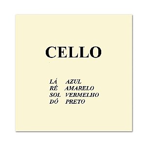 Encordoamento Cello M Calixto Padrao