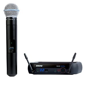 Sistema de Microfone Shure PGXD 24 BETA 58 - X8 Sem Fio