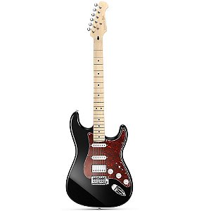 Guitarra Stratocaster Donner DST 152 Polar Black