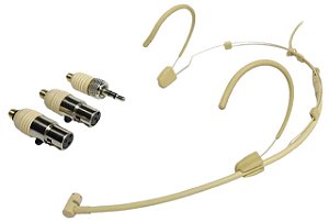 Microfone Headset Condenser Dylan DH 55 3 Plugs Bege