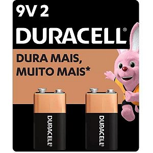 Bateria 9 Volts Duracell (Par)