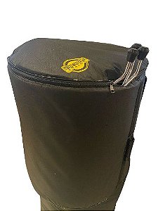 Bag Para Surdo de Chão Viasom 18 X 60 CM Luxo Premium Preta C 0542 L