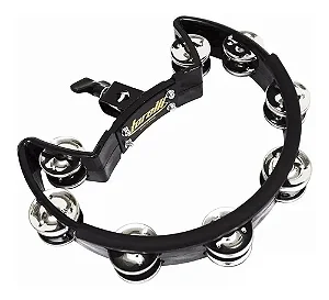 Pandeiro Meia Lua Torelli Tp 323 C/ Clamp Preta