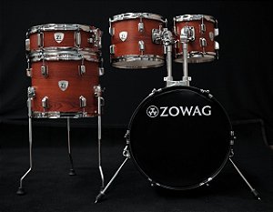 Bateria Acústica Zowag Z 1 Junior Bumbo 16 Dark Wood