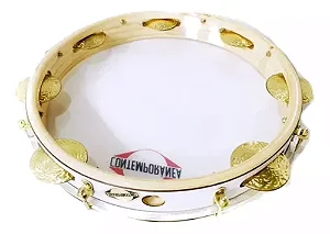 Pandeiro 34CLBC 12" Contemporânea Md FO  BC12 POL PELE TRANSP DO