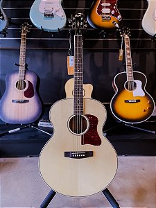 Violao Cort Eletro Acustico Aço Cj Medx Natural