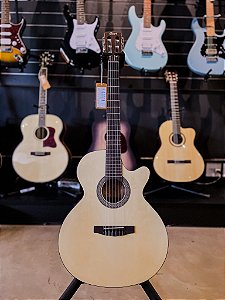 Violao Cort Eletro Acustico Nylon Cec 1 Op