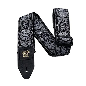 Correia Guitarra, Violão ou Baixo Ernie Ball Silver Orleans Jacquard P 04150