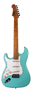 Guitarra Jet JS 300 SFG - Seafoam Green, Canhota - Basswood, Braço Roasted Maple SSS Tremolo