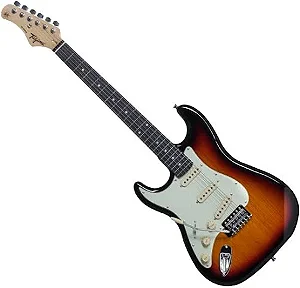 Guitarra Stratocaster Tagima Tg 500 Lh Canhota Sb Woodstock Sunburst
