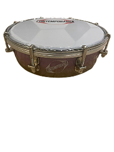 Tamborim 6" Al Brisa  c/ Gliter Contemporanea 203 CBICR Rosa