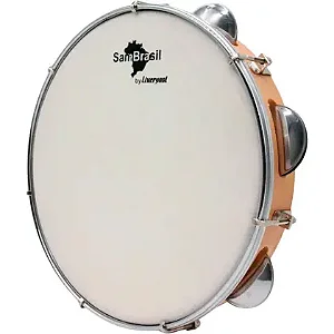 Pandeiro Liverpool Sambrasil 10' Amadeirado