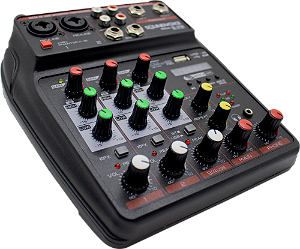 Mesa de Som Compacta Soundvoice MC 4 BT