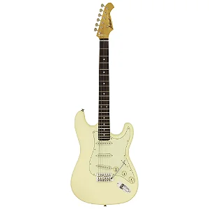 Guitarra Stratocaster Aria STG 62 VW Vintage White