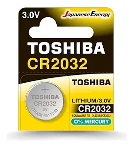 Bateria Moeda Litio 3 V Toshiba Cr 2032