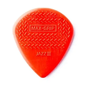 Palheta Maxgrip Nylon Jazz III Vermelha Dunlop