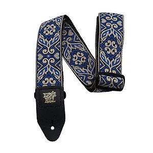 Correia Guitarra, Violão ou Baixo Ernie Ball Tribal Blue Jacquard P 04165