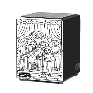 Cajon Fsa Kid Infantil Fk 19 Colorir