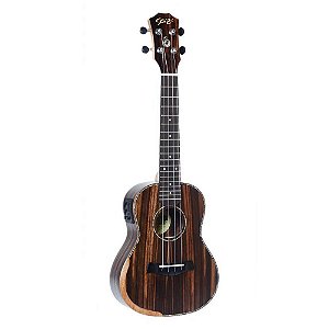 Ukulele Concert Eletrico Seizi Bora Bora Plus C/ Bag Ebony