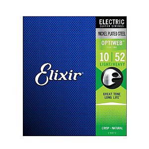 Encordoamento Guitarra 010-052 Elixir Light/Heavy 19077