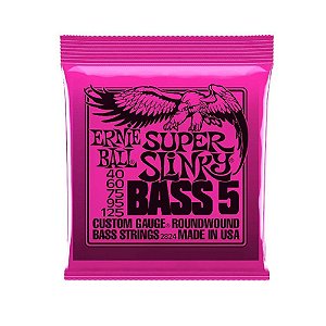 Encordoamento Baixo 5 Cordas 0.40 Ernie Ball Slinky 2824