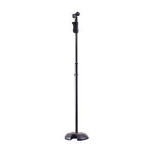 Pedestal para Microfone Reto Hércules MS201 B Pé de Ferro