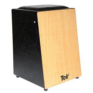 Cajon Nobre Tok Elétrico com Bongo Liso Natural