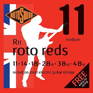 Encordoamento de Guitarra Rotosound 011 - R11