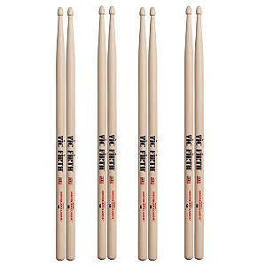 Pack Baqueta Vic Firth 5 B Madeira Leve 4 Pague 3 (Pares)