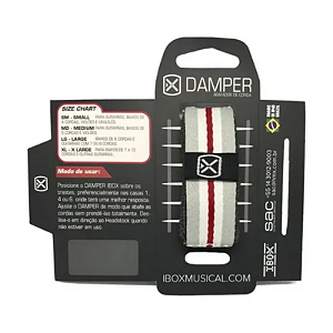 Abafador Damper Ibox Comfort DKMD 01 GR/WH/RD