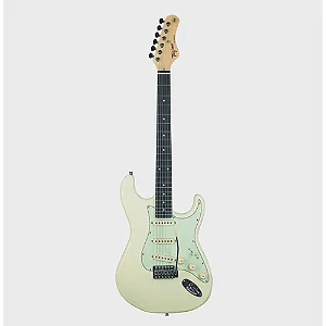 Guitarra Stratocaster Tagima Tg 500 Owh Woodstock Olympic White