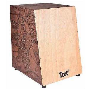 Cajon Nobre Tok Acústico Natural e Marrom 302