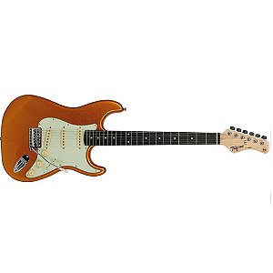 Guitarra Stratocaster Tagima Tg 500 Mgy Woodstock Metallic Gold Yellow