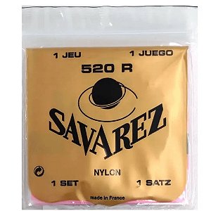 Encordoamento Violão Savarez 520 R Alta Nylon