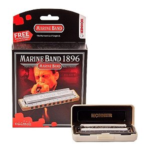 Gaita Hohner Marine Band 1896/20 Sol (G)