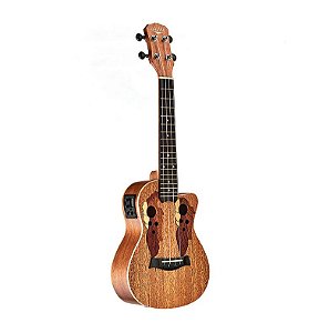 Ukulele Malibu Concert 23 Mn E Mahogany Elétrico Com Bag