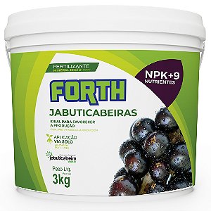 3kg Forth Jabuticabeiras Adubo Fertilizante Jabuticaba