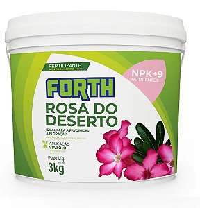 3kg Forth Rosa Do Deserto Floração Adubo Fertilizante