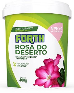 400gr Forth Rosa do Deserto Floração Adubo Fertilizante