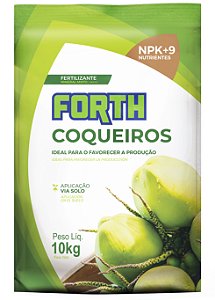 10kg Forth Coqueiros Adubo Fertilizante