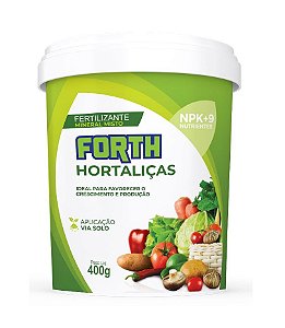 400gr Forth Hortaliças Adubo Fertilizante