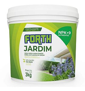 3kg Forth Jardim e Gramados Adubo Fertilizante