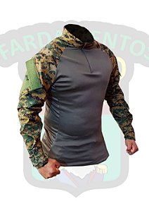Combat Shirt Osório - USMC - Peito Verde