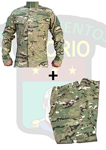 CONJUNTO OSÓRIO - GANDOLA E CALÇA - MULTICAM