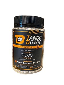 BBs Esferas Plásticas Airsoft - Tango Down - 0.32g - 2000und