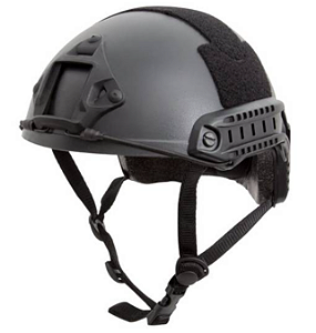 Capacete Tático Militar Emerson Fast s/ Proteção de orelha - PRETO