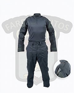 CONJUNTO OSÓRIO - COMBAT SHIRT + CALÇA - CINZA BANDEIRANTES