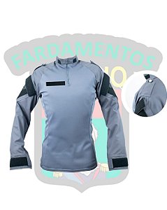 CONJUNTO OSÓRIO - COMBAT SHIRT + CALÇA - CINZA BANDEIRANTES